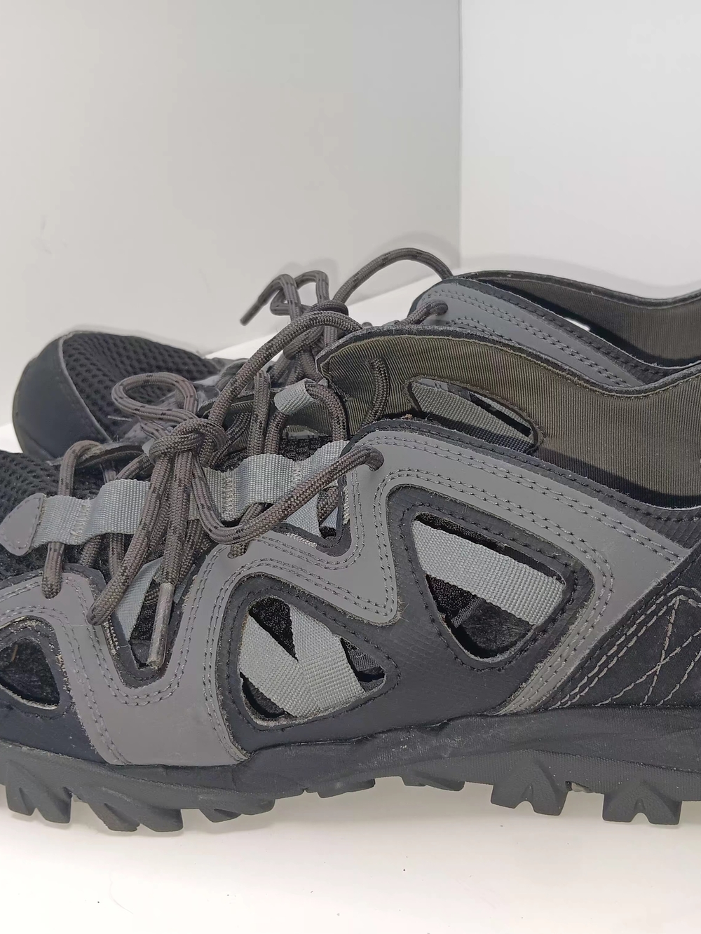 Merrell Mens Sz 10 Tetrex Crest Wrap Grey Water Trail Shoes